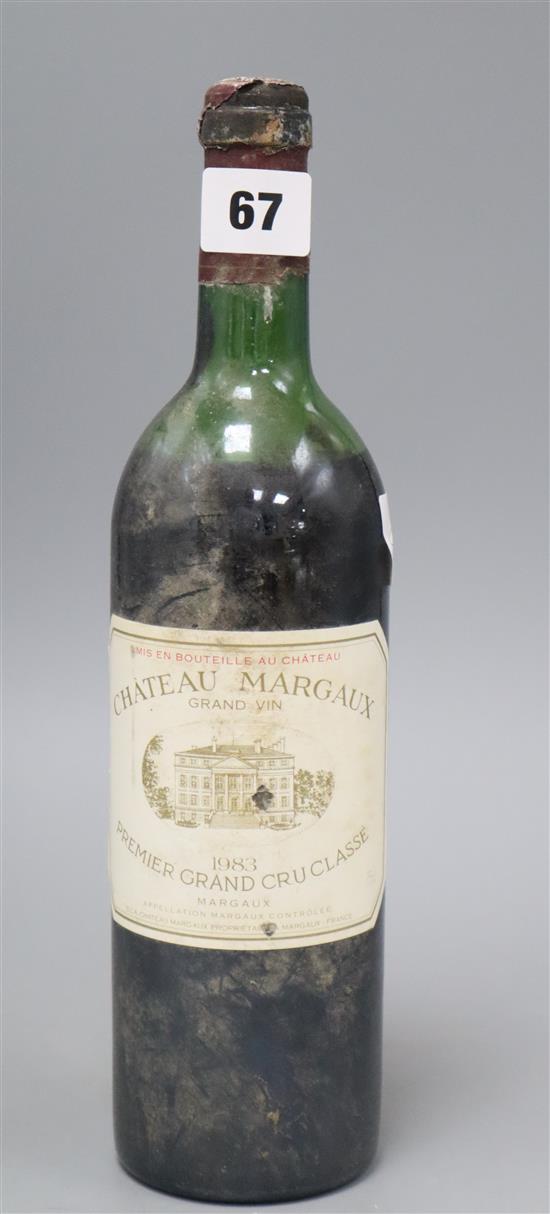 One bottle of Chateau Margaux, 1983